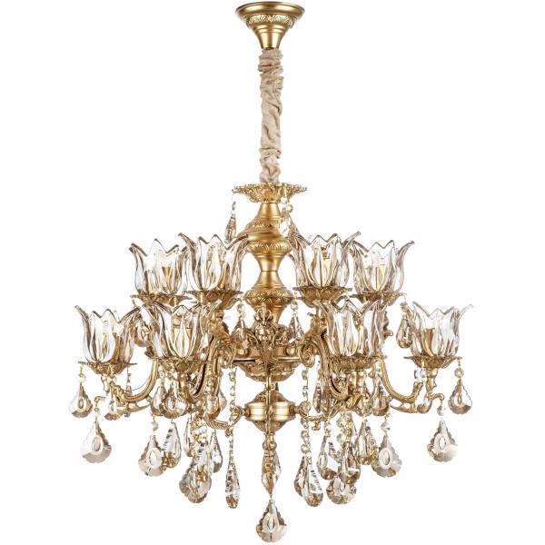 لوستر چشمه نور 12شعله کد C2780/6-A، Cheshmeh Noor C2780/6-A TwelveFlames Chandelier