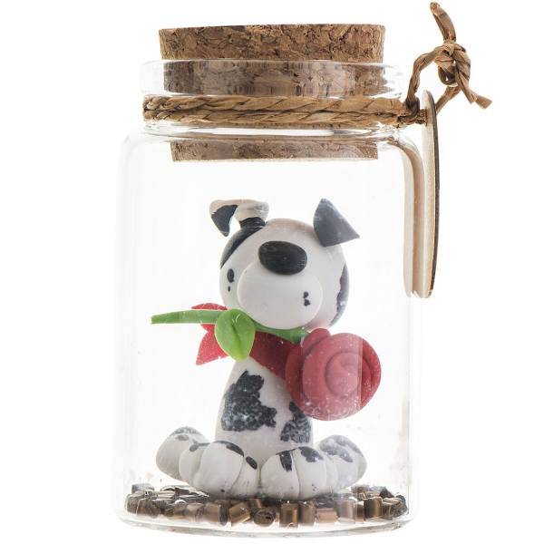 بطری دکوری آیس تویز مدل سگ، Icetoys Dog The Glass Decorative