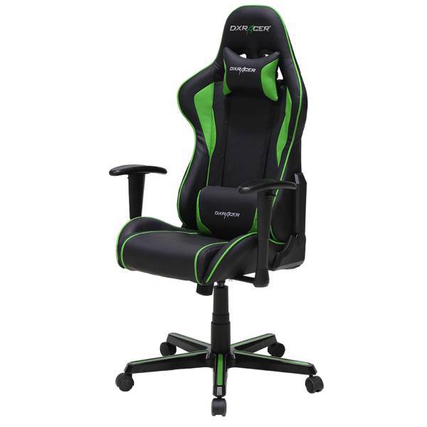 صندلی گیمینگ دی ایکس ریسر سری فرمولا مدل OH/FL08/NE چرمی، Dxracer Formula Series OH/FL08/NE Leather Gaming Chair