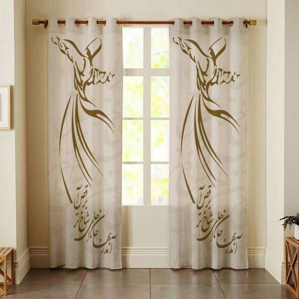 مجموعه دو عددی پرده مینوتو هوم مدل SA-054 ارتفاع 300 سانتی متر، minoto home SA-054 Curtain