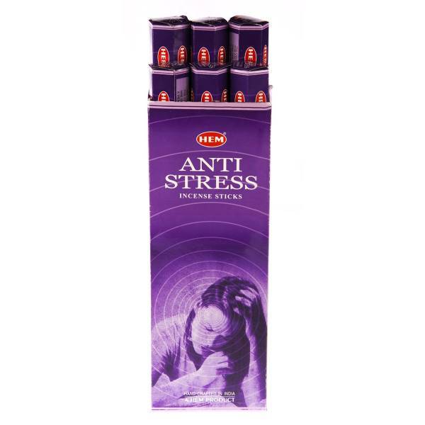 عود هم مدل Anti Stress کد1037 6 بسته 20 عددی، Hem Anti Stress 1037 Incense Sticks 6 Pack of 20