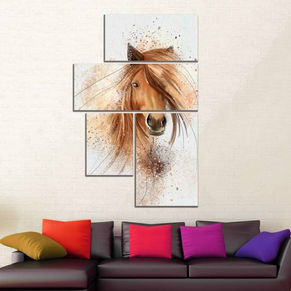 تابلو دیواری 4 تکه آفتاب مدل TA4501