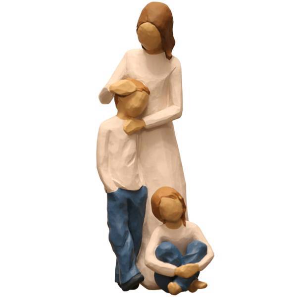 مجسمه امین کامپوزیت مدل Family Grouping کد527 بسته دوعددی، Amin Composite Family Grouping 527 Statue Pack Of 2