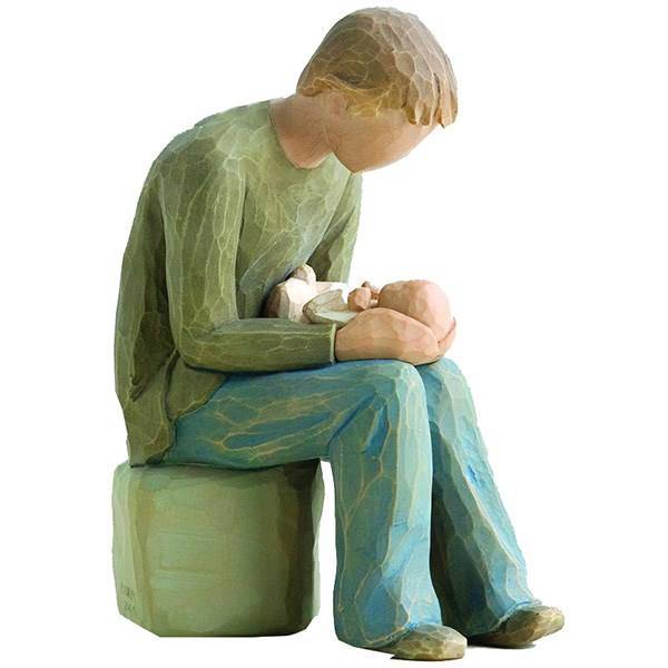 مجسمه ویلو تری مدل تازه پدر، Willow Tree New Dad 26129 Statue