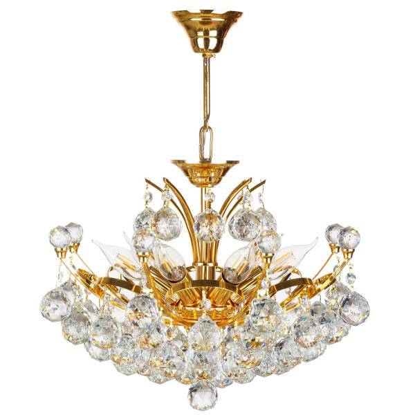 لوستر چشمه نور 7 شعله کد H6670/40G، Cheshmeh Noor H6670/40G Seven Flames Chandelier