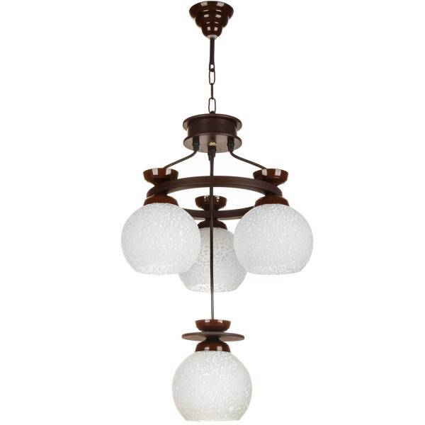 لوستر چشمه نور 4 شعله کد G560/3_1، Cheshmeh Noor G560/3_1 Four Flames Chandelier