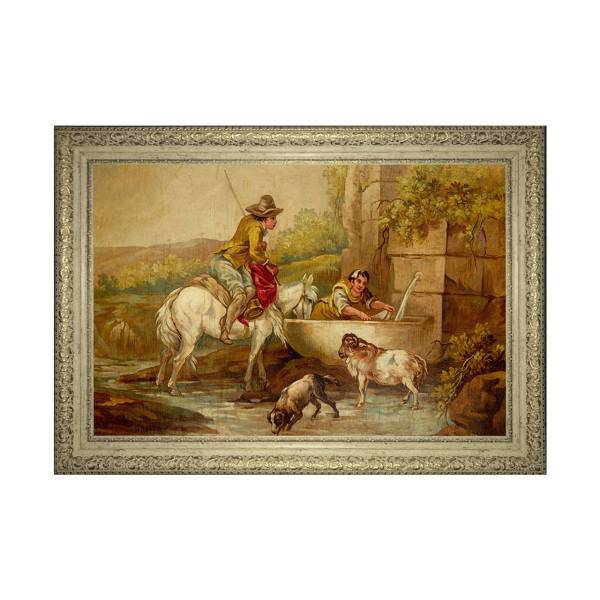 تابلو گالری هنری پیکاسو طرح زوج روستایی