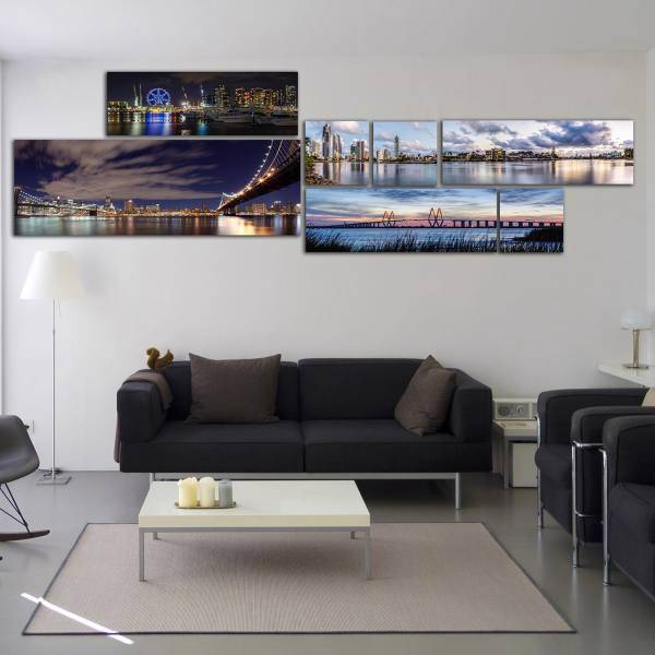 تابلو دیواری 7 تکه آریکان کد TA6201