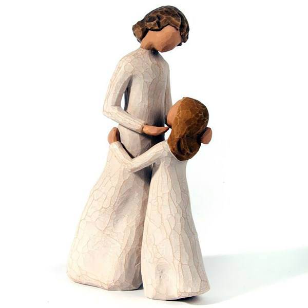 مجسمه ویلو تری مدل مادر و دختر، Willow Tree Mother And Daughter Statue