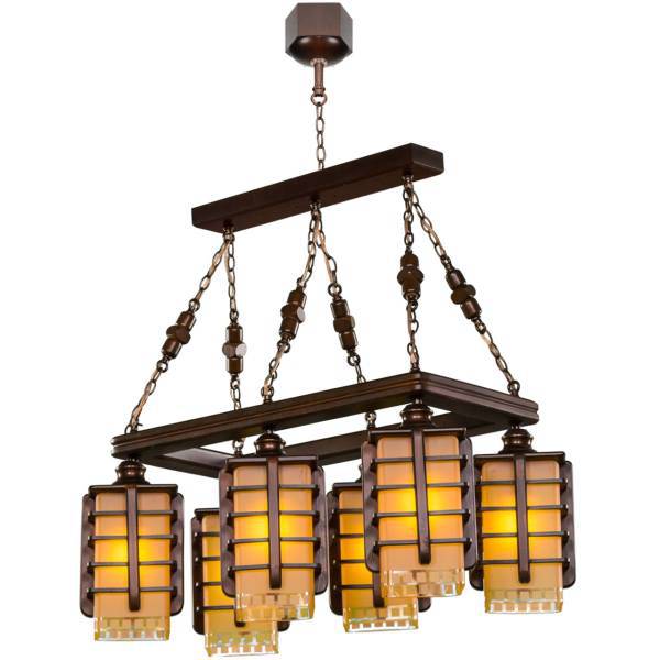 لوستر دارکار مدل منچستر 6 شعله کد 271، Darkar 271 Six Branches Manchester Chandelier