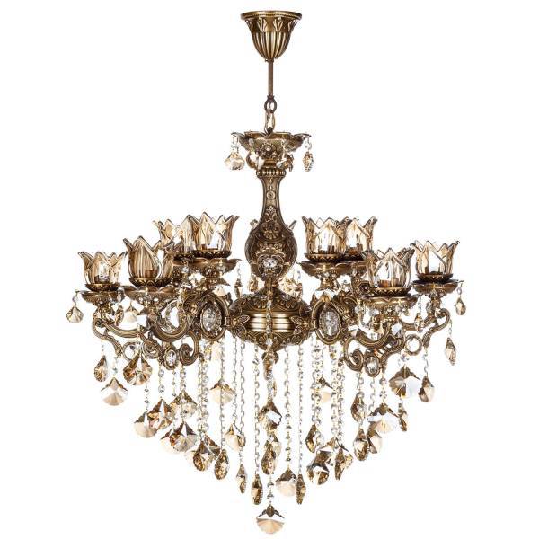 لوستر چشمه نور 10شعله کد S3520/5A، Cheshmeh Noor S3520/5A Tet Flames Chandelier