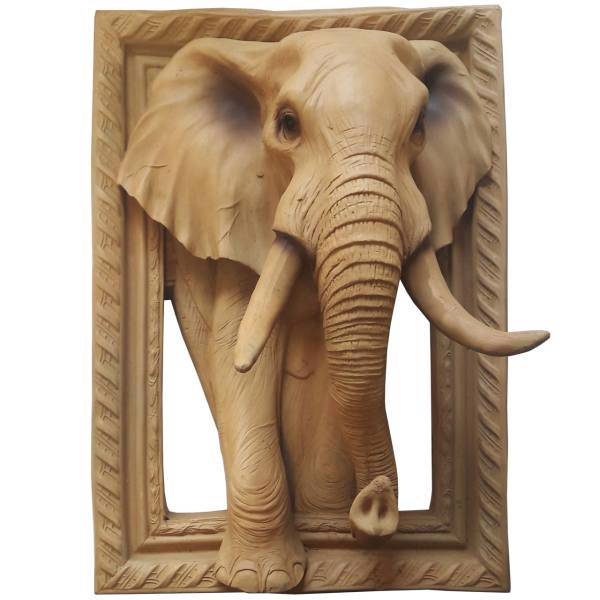 تابلو طرح فیل خاکی کد 140