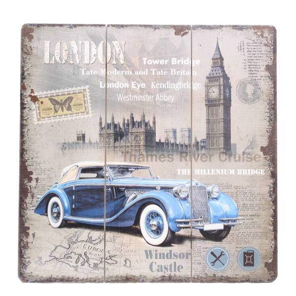 تابلو شاسی هوم استایل مدل 207 سایز 40x40 سانتی متر، HomeStyle 207 Wood Chassis Size 40x40 Cm