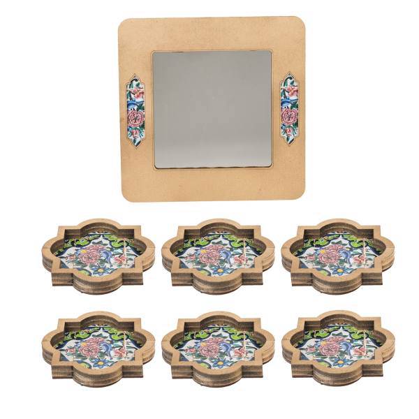 مجموعه ظروف هفت سین 7 پارچه گره کد 1-9671، Gereh 9671-1 Haft Seen Set 7 Pcs