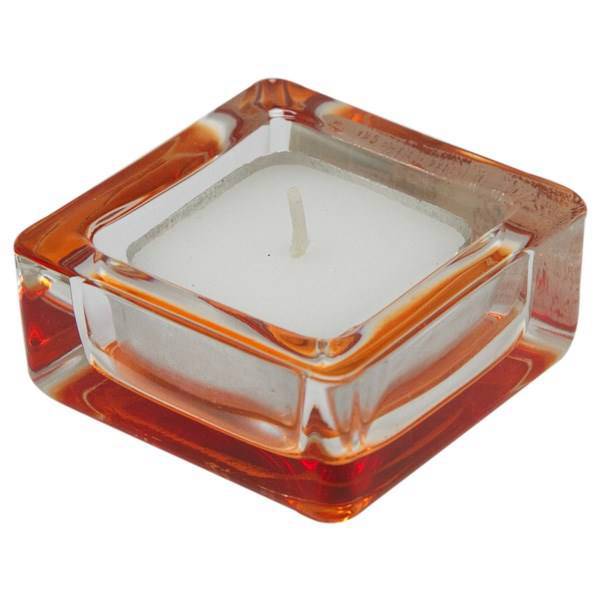 جاشمعی لیوناردو مدل کوآد نارنجی، Leonardo Quad Orange Candle Holder