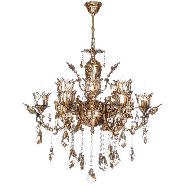 لوستر چشمه نور 12 شعله کد C2722، Cheshmeh Noor C2722 Twelve Flames Chandelier