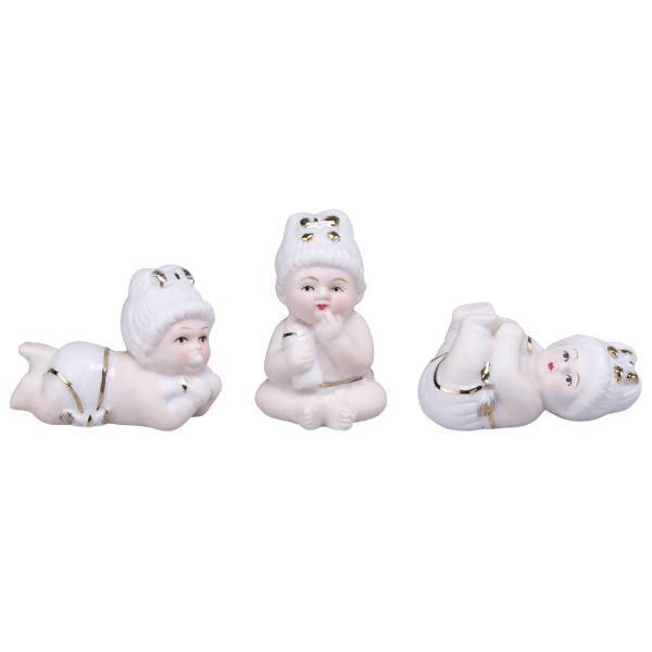 مجسمه پرانی مدل نوزاد کد 392 مجموعه 3 عددی، Perani 392 Baby Statue Pack Of 3