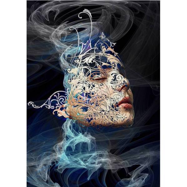 تابلو بوم کنواس الماس گالری کد ALS005