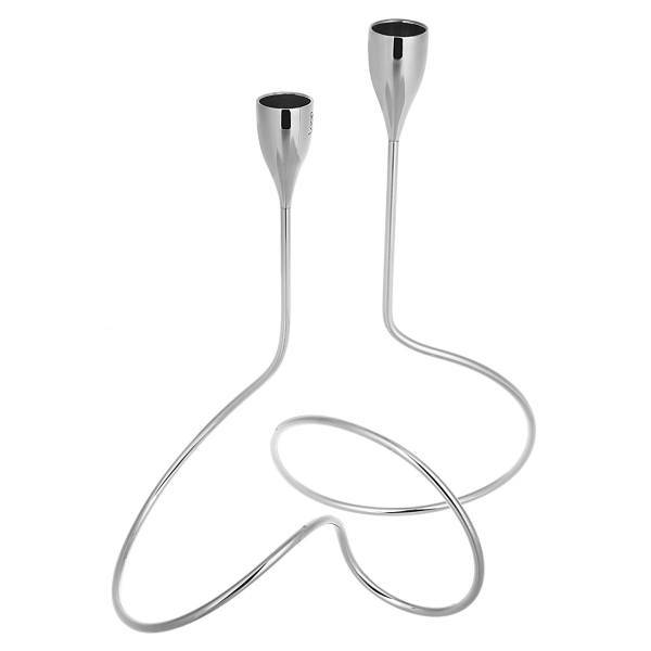 شمعدان بلک اند بلوم سری Loop Maison مدل Loop Chrom، Black And Blum Loop Maison Loop Chrom Candlestick