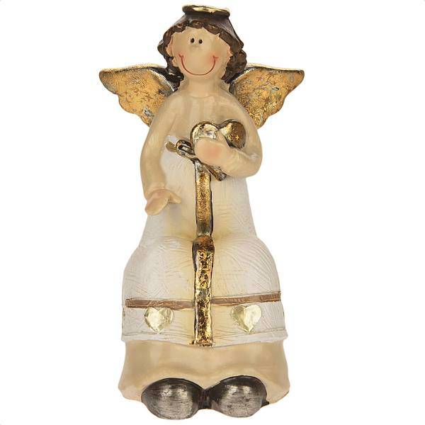 مجسمه مدل Angel With Gold Wings، Angel With Gold Wings Statue