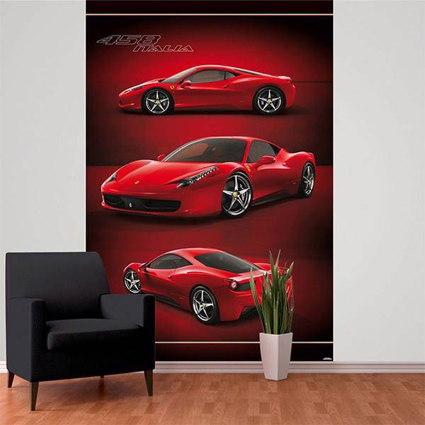 کاغذ دیواری 1وال مدل فراری، 1Wall Deco Mural Ferrari Wallpaper