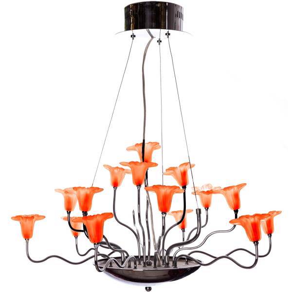 لوستر آویز فانتزی چشمه نور کد 5048/16، Cheshmeh Noor 5048/16 Hanging Chandelier