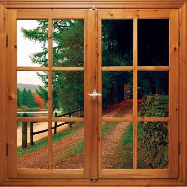 پنجره مجازی سالسو طرح راه جنگل، Salso Forest Way 3D Virtual Window