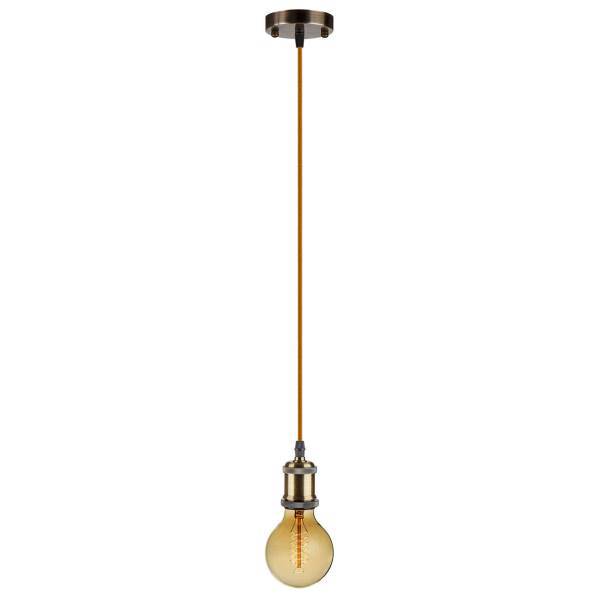 چراغ آویز چشمه نور کد T3334-1H-5 همراه با لامپ ادیسون، Cheshmeh Noor T3334-1H-5 Hanging Lamp