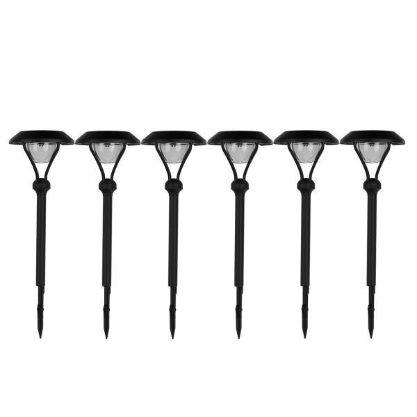 چراغ خورشیدی حیاطی شعاع مدل 41015 بسته 6 عددی، Shoa 41015 Solar LED Pathway Lights Pack Of 6