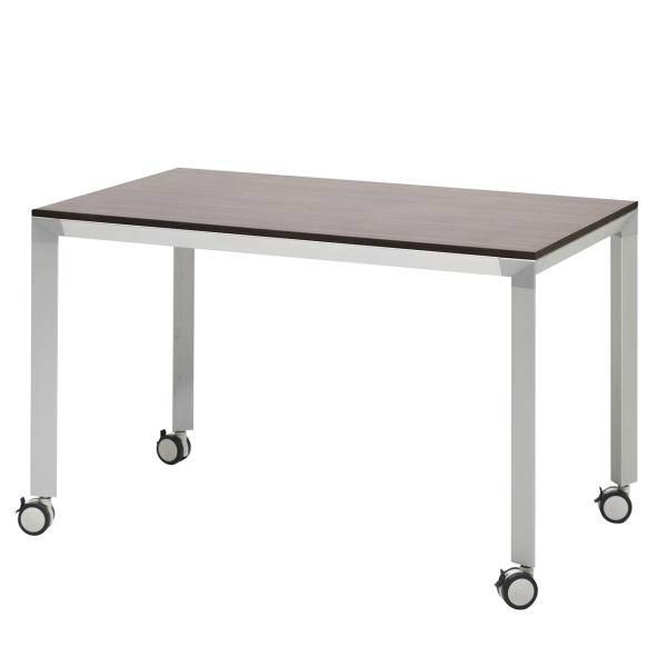 میز چرخ دار فرآذین مدل FED SP4 01 بلوطی تیره، Farazin FED SP4 01 Dark Oak Wheeled Desk