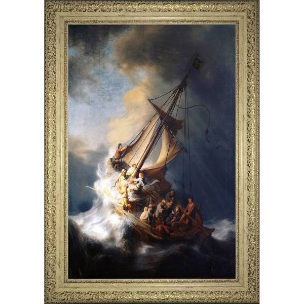 تابلو گالری هنری پیکاسو طرح طوفان در دریای جلیله