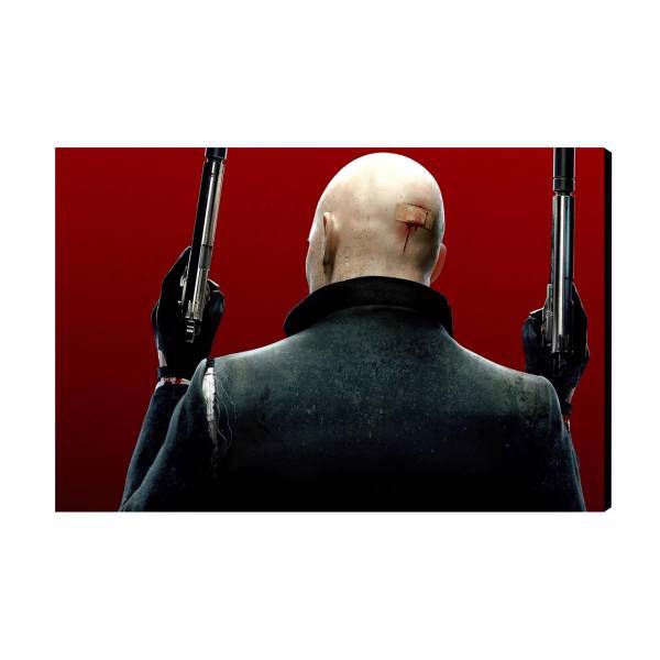 تابلو شاسی عرش مدل AS242 طرح hitman سایز 20x30 سانتی متر