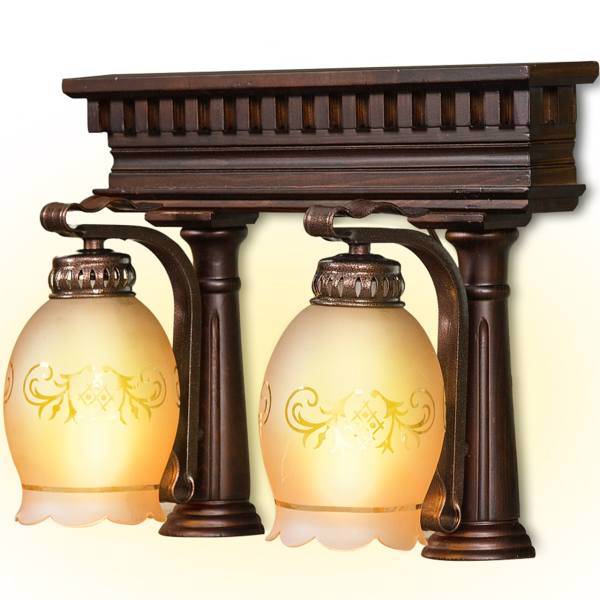 چراغ دیواری دارکار مدل تخت جمشید 2 شعله کد 450، Darkar 450 Two Branches Takht Jamshid Wall Lamp