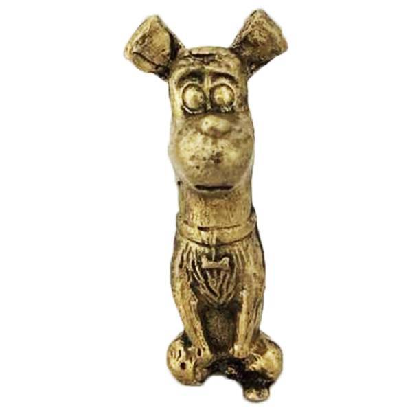 مجسمه فلزی جام هنرمدل سگ 1، statue-dog