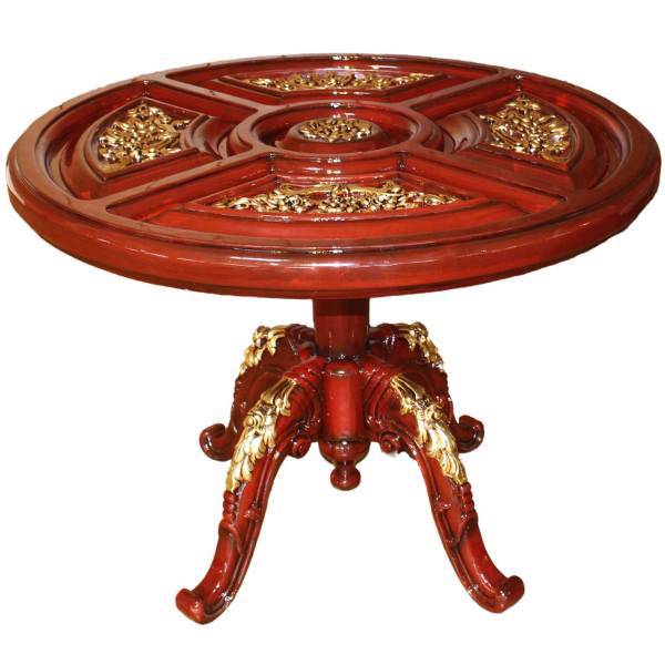 میز ناهار خوری ایپک استیل مدل ترنج سایز 125 × 125، Eapakstyle Toranj Circle Dinning Room Table Size 125 x 125