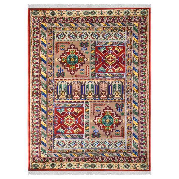 فرش ماشینی ریما کد BC024 زمینه شکلاتی