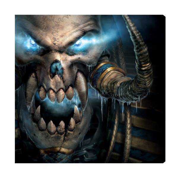 تابلو شاسی عرش طرح WARCRAFT مدل AS60 سایز 20x20 سانتی متر