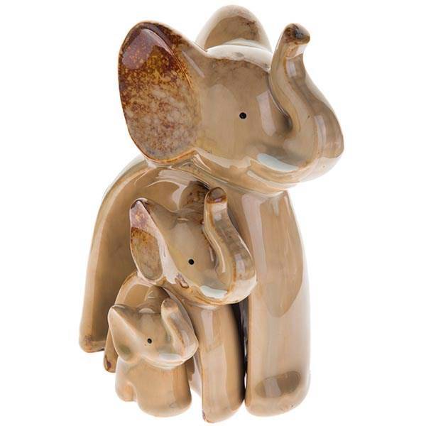 مجسمه خانواده فیل ها سه تکه، Elephant Family 3Pieces Statue