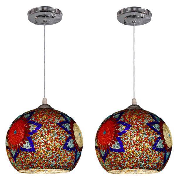 چراغ آویز دیلایت 1 شعله کد DEL35-250x2 بسته 2 عددی، Delight DEL35-250x2 One Branch Hanging Light Pack Of 2