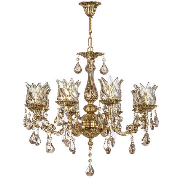 لوستر چشمه نور8 شعله کد C2911/8-B، Cheshmeh Noor C2911/8 Eight Flames Chandelier