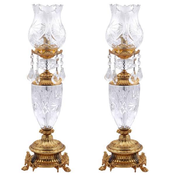 شمعدان دیلایت کد 91077Gold بسته 2 عددی، Delight 91077 Gold Candle Stick A Pair