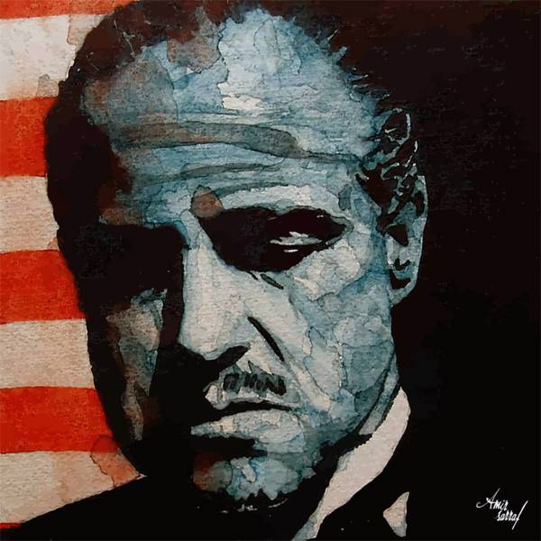 تابلو اچ دی وال آرت مدل پدر خوانده، HD Wall Art God Father Tableau