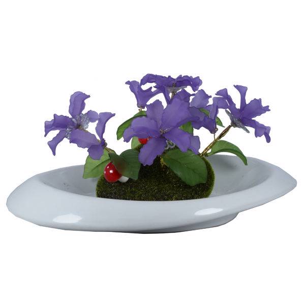 گلدان به همراه گل مصنوعی الماس مدل Flower2، Diamond Flower2 Flower and pot