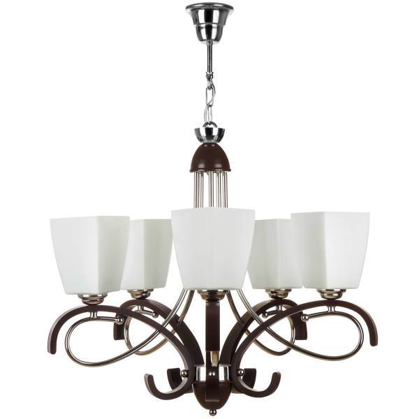 لوستر چشمه نور 5 شعله کد 838/5، Cheshmeh Noor 838/5 Five Flames Chandelier