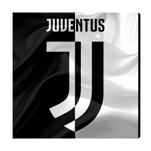 تابلو شاسی عرش مدل AS145 طرح Juventus سایز 20x20 سانتی متر