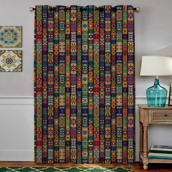 پرده مخمل رنس مدل C4-50075 ارتفاع 190 سانتی متر، Rence C4-50075 Curtain 190 cm