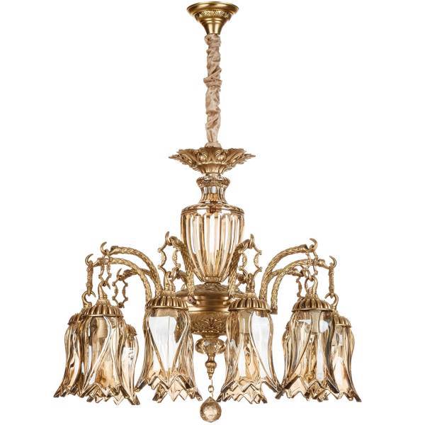 لوستر چشمه نور 10 شعله کد C2776، Cheshmeh Noor C2776/10 Ten Flames Chandelier