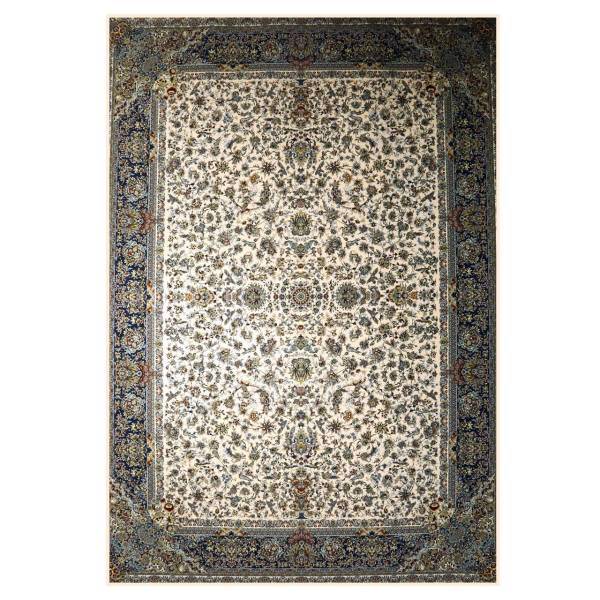 فرش ماشینی قیطران طرح دنا کرم کد 0452