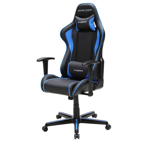 صندلی گیمینگ دی ایکس ریسر سری فرمولا مدل OH/FL08/NB چرمی، Dxracer Formula Series OH/FL08/NB Leather Gaming Chair