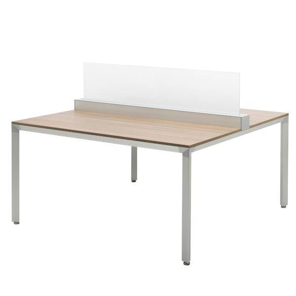 میز کار گروهی فرآذین مدل WSD-1002 بلوطی روشن، Farazin WSD-1002 Light Oak Work Station Desk